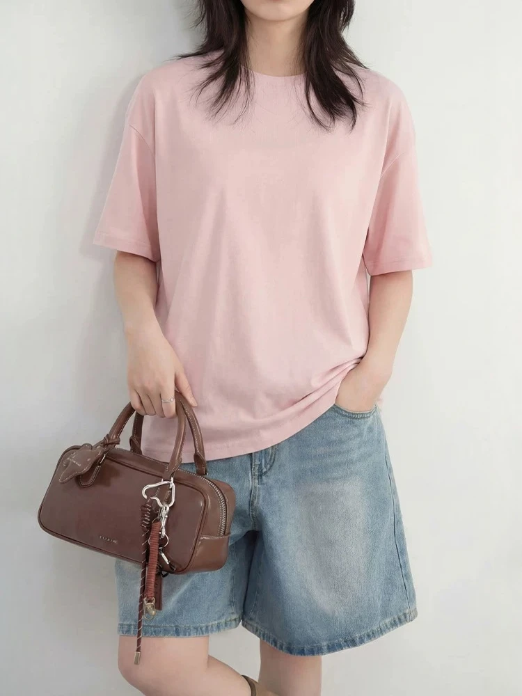 S1e72bd91dc8b441f8971c4a924a627a7C.webp CHIC VEN New Women's T-Shirts Short Sleeved Loose Casual O Neck Sports Quick Drying Tees Cool Sun Protection Top Summer 2026