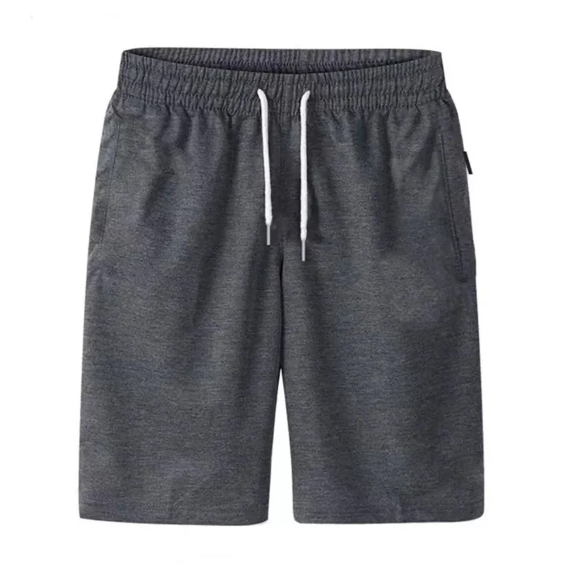 S447cf0e4904644e18be2ef5bd6746437U.webp Summer Casual Shorts Men Breathable Casual Cotton Beach Shorts Comfortable Fitness Basketball Sports Short Pants Male Bermudas