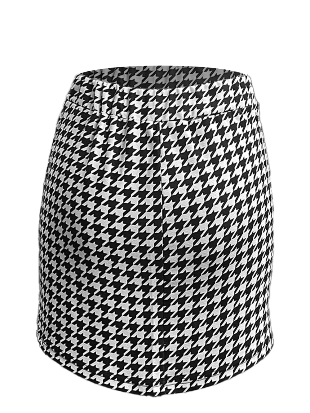 S60b57dde07c040c1af70ccfadae978b6b.webp Qianniao style elegant elastic waist half skirt, hip hugging high waist short skirt