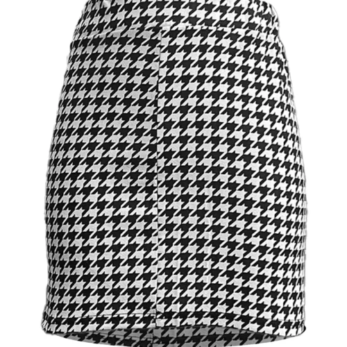 Sc7cdd75a6f8f478c8bab6a4070c02154F.webp Qianniao style elegant elastic waist half skirt, hip hugging high waist short skirt