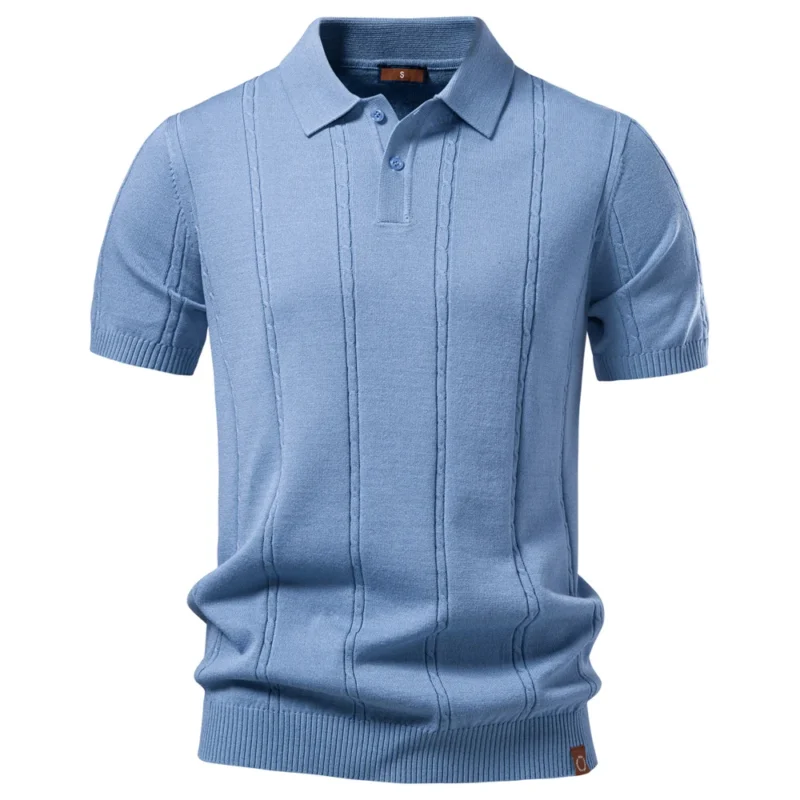 Sc974c17d78fc4148a2811ed6e0150486e.webp AIOPESON Men's Stripe Golf Polo Shirt Old Money Cool Silk Fabric Short Sleeve Icy Touch Breathable Casual Summer Top