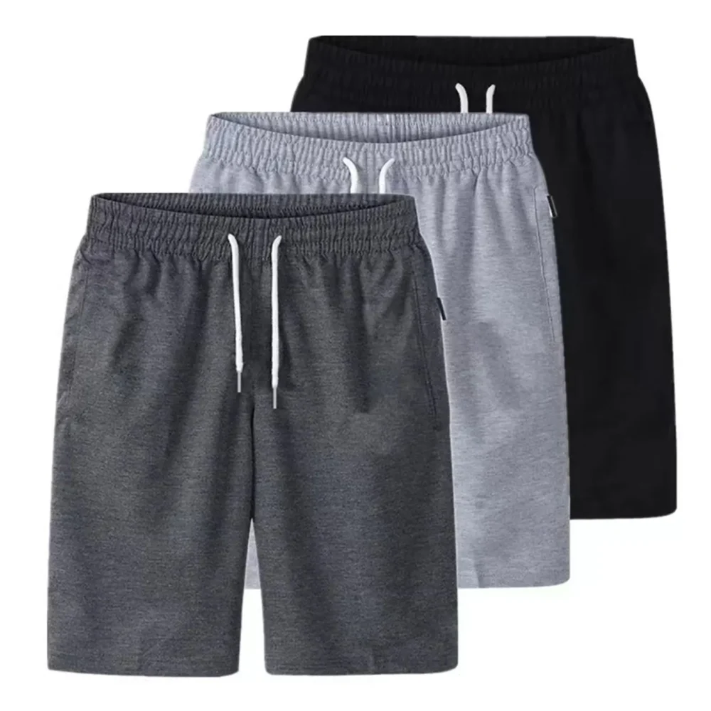 Sd1f8b908b2d54fa6891cf879311194b55.webp Summer Casual Shorts Men Breathable Casual Cotton Beach Shorts Comfortable Fitness Basketball Sports Short Pants Male Bermudas