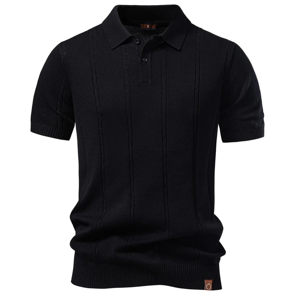 Sf256104de8b1410a9566742896e2363do.webp AIOPESON Men's Stripe Golf Polo Shirt Old Money Cool Silk Fabric Short Sleeve Icy Touch Breathable Casual Summer Top